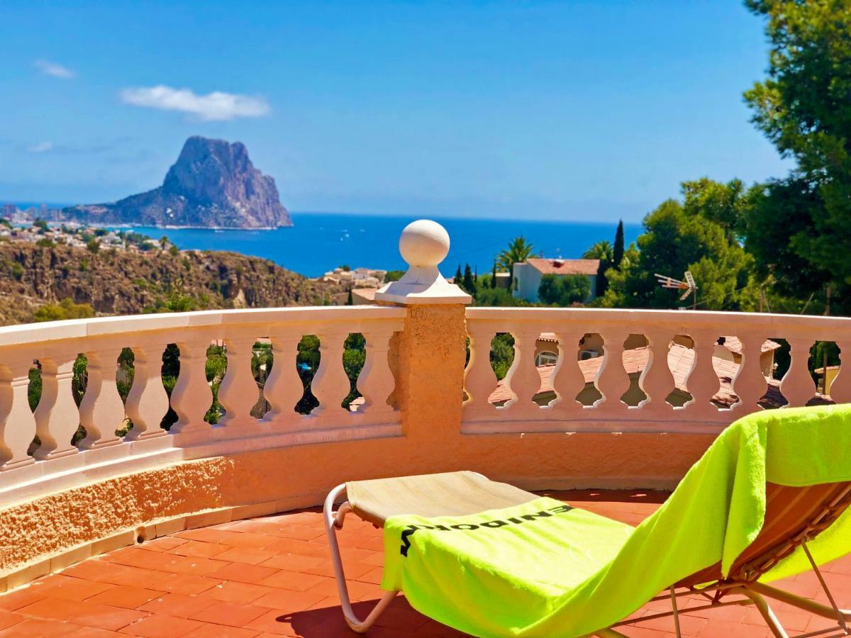Villa Spartacus - Piscina Privada Y Vistas Al Mar Calpe Eksteriør billede